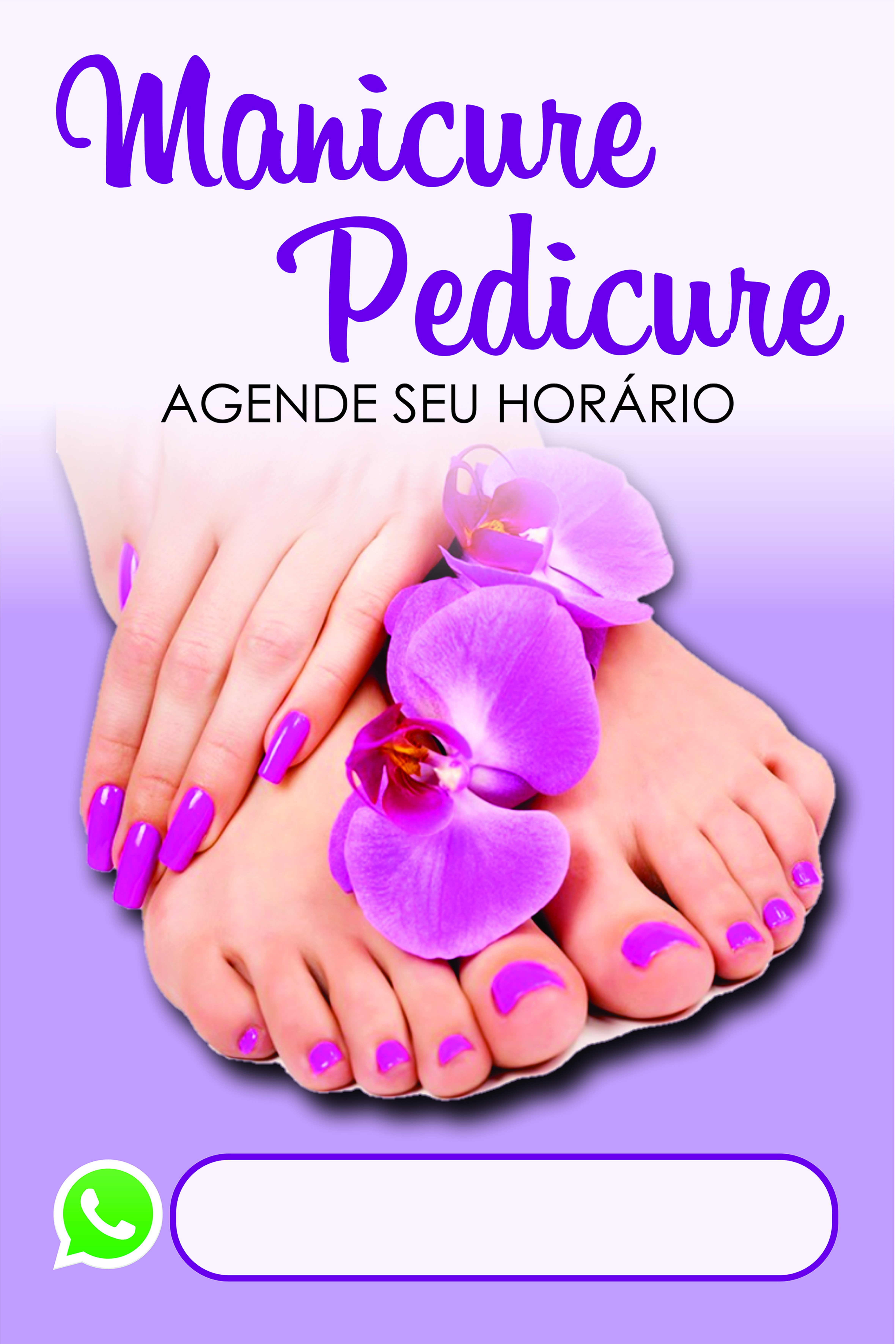 Lilás com Orquídea