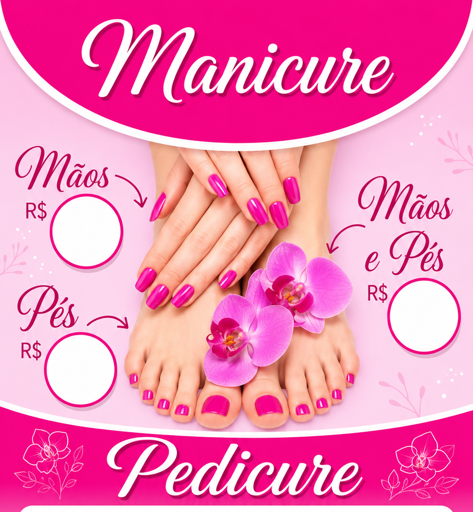 Manicure 1 Pink Pedicure