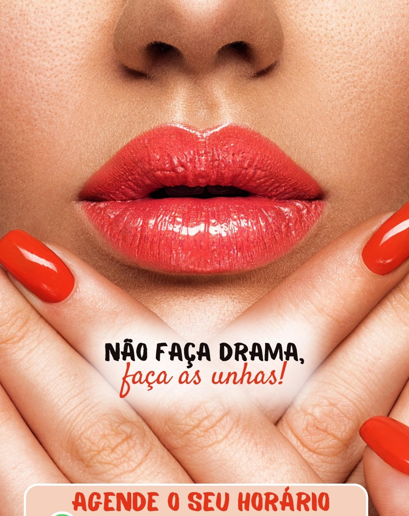 Arte Não Faça Drama, Faça as Unhas - Template 6